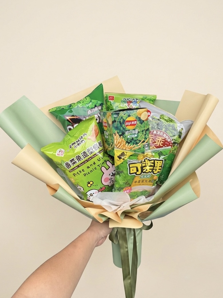 零食花＋玩偶花